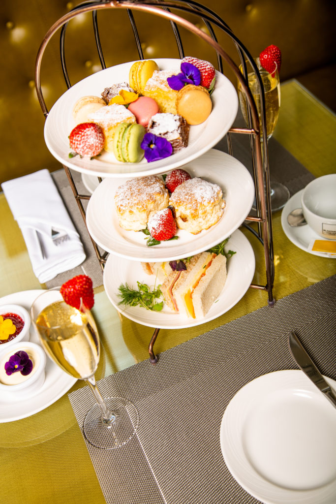 Afternoon Tea on Table - Norfolk Towers